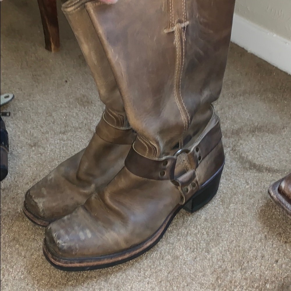 Frye harness boots
